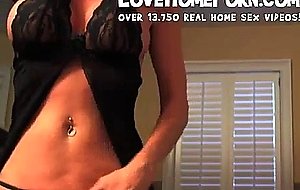 Sexy home alone wife