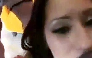 Teen takes gallons of cum