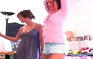 College girl showin off assets