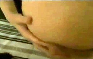 Hot shaved latina gets anal fucked and swallows