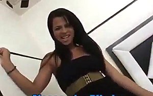 Titty ts latina rides cock