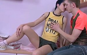 Blue haired punk girl ebba