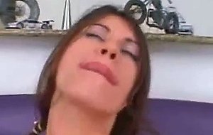 Slim teen peaches enjoys the big cock inside her 