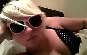 Horny blonde amateur webcam girl
