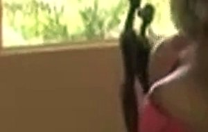 Horny teen gets nailed from behind by her ex friends cock