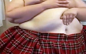 Gorgeous ss bbw topless in skirt