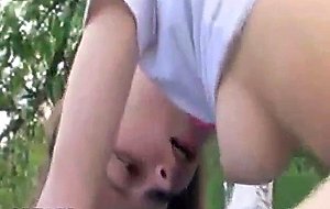Teenagers havingsex in the forest
