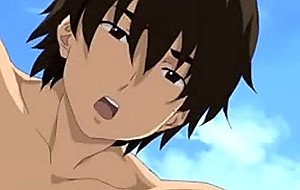 Huge titted anime babes in tiny bikinis