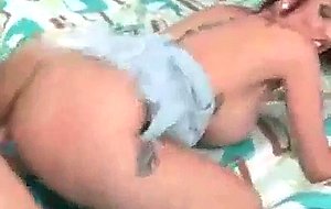 Busty redhead cougar gets young cock