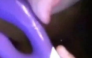 Leggings addict strips toys ass on