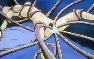 Hentai teen wrapped and fucked deep by monster tentacles