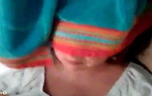 Blindfolded bbw gets a fat dick down her throat  homemade,