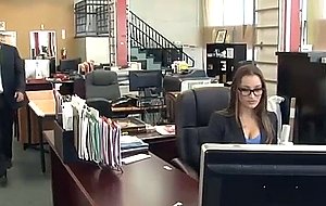 Dani daniels at the office