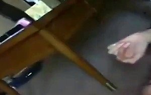 She makes him cum with her mouth an
