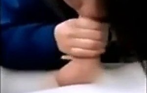 Cute young amateur sucking a dick