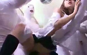 Invisble men cum on teen!