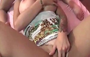 Big titted lesbo mom licking teen snatch