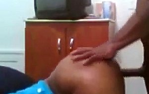 Big booty ebony gets her pussy licked and fucked