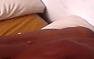 Slim tranny with small perky tits fucking a guy