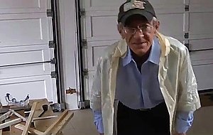 Crusty old man fucks young ass hole
