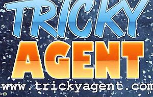 Tricky agent - blondy with a...