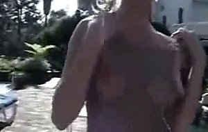 Big breasted blonde tranny fucked