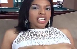 Huge tits chick suck a large cock and banged coming from behind