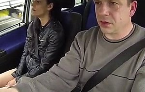 Sexy czech girl fucked in a taxi