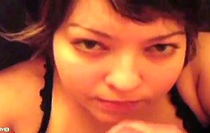 Amateur girl homemade 12134 horny b b w big facial