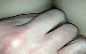 Playing with my wifes pussy