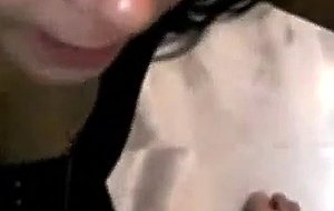 Horny thick arab gf gives great bj in amateur pov
