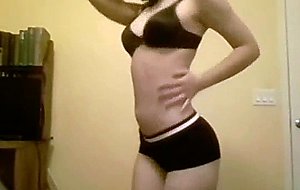 Dance in front of cam