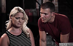 Stepson dominates and bangs milf stepmom at a BDSM dungeon