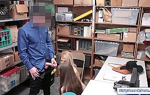 Officer strips and fucks teen shoplifter and big tits milf