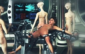 3D Babes Wrecked by Scary Monsters