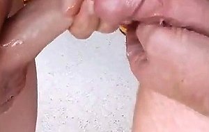 2 Delicious Cocks Cumming On Each Other