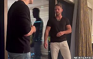 Hot anal sex scene with Roman and Dean at the hotel room