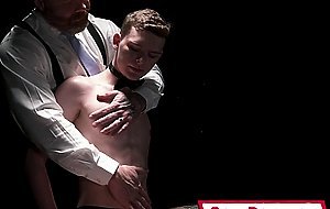 Twink Ethan Tate sold to huge bear Cain Marko