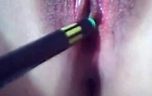 Asian Webcam: Big Boobs & Marker in Pink Wet Pussy