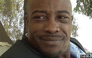 Redhead teen Alice Green spending her weekend on stepdads big black cock