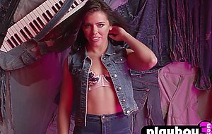 Beautiful brunette Adriana Chechik posing and showed her amazing big ass