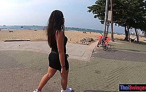 Big booty Asian teen slut sucking big dick before rough doggystyle fucking
