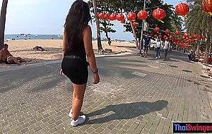 Big booty Asian teen slut sucking big dick before rough doggystyle fucking