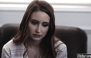 Petite girl facesitted by big boobs milf n licked by husband