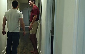 This innocent neighbor getting fucked by these rich stepbrothers