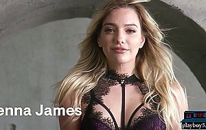 Tight body MILF with a big ass Kenna James strips fully naked for Playboy