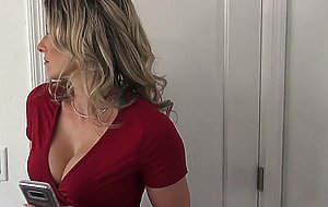 Big tits blonde stepmom titjobs then gets fucked by stepson
