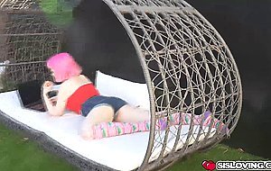 Stepsister getting her teen...