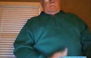 Hot daddy straight show and stroke webcam