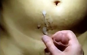 Cumming on my bros stomach and cock